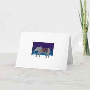 Groovy Elephant Feiertagskarte