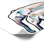 Groovy Elephants Poster (Ecke)