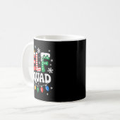 Groovy Elf Squad Elf Familie Weihnachten Matching Kaffeetasse (Vorderseite Links)