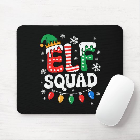 Groovy Elf Squad Elf Familie Weihnachten Matching  Mousepad (Mit Mouse)