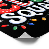 Groovy Elf Squad Elf Familie Weihnachten Matching  Poster (Ecke)