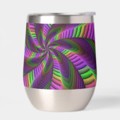 Groovy Energetic Colorful Neon Fraktal Pattern (Links)