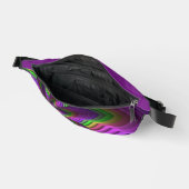 Groovy Energetic Colorful Neon Fraktal Pattern Bauchtasche (Offen)