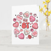 Groovy Ergotherapie Valentinstag Ot Gespräch Karte (Gelbe Blume)