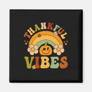 Groovy Erntedank Dankbarkeit Vibes Herbst Hallo Fa Magnet