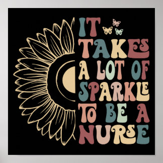 Groovy es braucht viel Sparkle, um eine Krankensch Poster