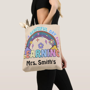 Groovy Es Ist Ein Schöner Tag Zum Lernen Lehrer Tasche