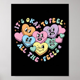 Groovy Es ist okay, all die Gefühle zu fühlen Bera Poster