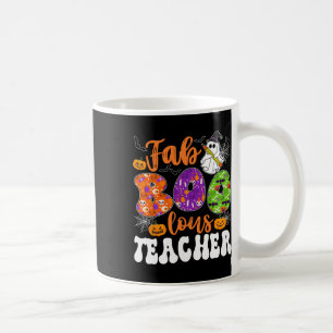 Groovy Fabulous Lehrer Halloween Boo Men Women Kaffeetasse