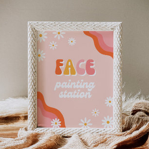 Groovy Face Painting Station - Zeichen
