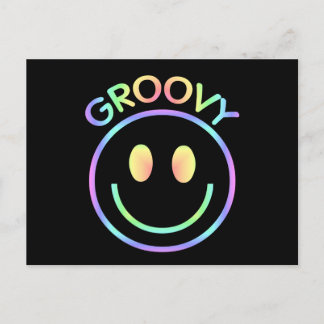 Groovy Face Postkarte