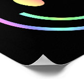 Groovy Face | Retro 70's Poster (Ecke)