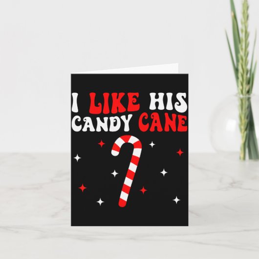 Groovy Family Christmas Couple Matching Funny Tee  Karte (Vorderseite)