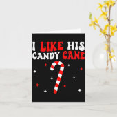 Groovy Family Christmas Couple Matching Funny Tee  Karte (Gelbe Blume)