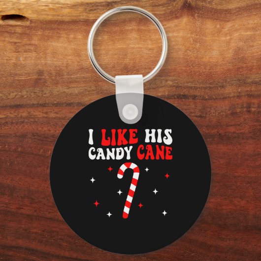 Groovy Family Christmas Couple Matching Funny Tee  Schlüsselanhänger (Vorderseite)