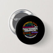 Groovy Family Resource Coordinator Appreciation Button (Vorne & Hinten)