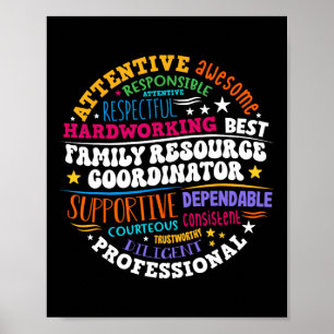 Groovy Family Resource Koordinator Anerkennung  Poster
