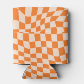 Groovy farbenfrohe hintere Gastgeschenke Hochzeite Dosenkühler (Rückseite)