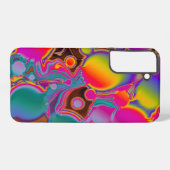Groovy Farbexplosion Samsung Galaxy Hülle (Rückseite (Horizontal))