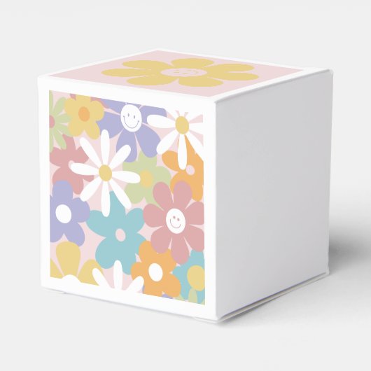 Groovy Favor Box | Groovy Birthday Favor Geschenkschachtel (Rückseite)