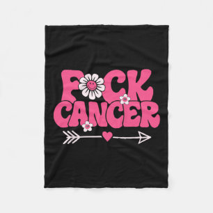 Groovy Fck Cancer Fleecedecke