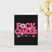 Groovy Fck Cancer Karte (Gelbe Blume)