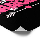 Groovy Fck Cancer Poster (Ecke)