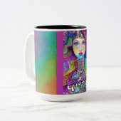 Groovy Female 15 oz Zweifarbige Tasse (Vorderseite Links)