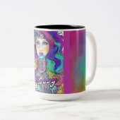 Groovy Female 15 oz Zweifarbige Tasse (VorderseiteRechts)