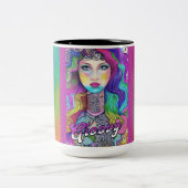 Groovy Female 15 oz Zweifarbige Tasse (Mittel)