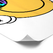 Groovy Field Day Sungles Smile Face Lehrer Kinder Poster (Ecke)