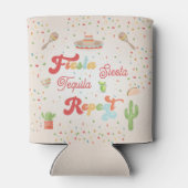 Groovy Fiesta Siesta Tequila Repeat Bachelorette Dosenkühler (Rückseite)