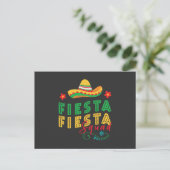 Groovy Fiesta Squad Postkarte (Stehend Vorderseite)