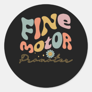 Groovy Fine Motor Promoter Occupational Therapy OT Runder Aufkleber