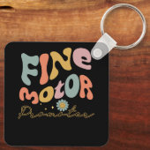 Groovy Fine Motor Promoter Occupational Therapy OT Schlüsselanhänger (Rückseite)