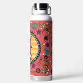 Groovy Fische Custom Trinkflasche (Rückseite)