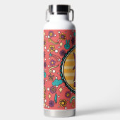 Groovy Fische Custom Trinkflasche (Vorderseite)