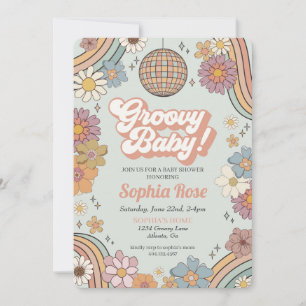 Groovy Floral Baby Dusche, 70er Retro Thema laden 