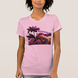 Groovy Flower Damen T-Shirt