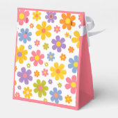Groovy Flower Power Geschenkschachtel (Rückseite)