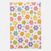 Groovy Flower Power Geschirrtuch (Vertikal)