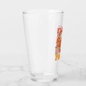 Groovy Flower Power Grafik Glas (Rechts)