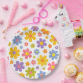 Groovy Flower Power Pappteller (Party)