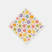 Groovy Flower Power Serviette (Ecke)