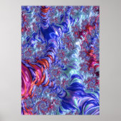 Groovy Fraktal Poster (Vorne)