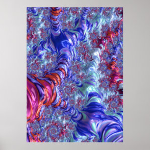 Groovy Fraktal Poster