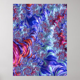 Groovy Fraktal Poster
