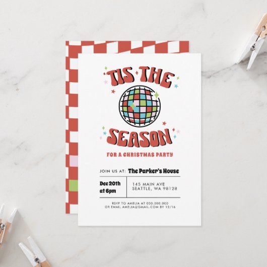 Groovy Frische Pasta machen Parco Civico-Ciani Par Einladung (Vorderseite/Rückseite Beispiel)