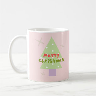 Groovy Frohe Weihnachtsbaum  Kaffeetasse