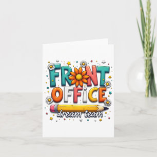 Groovy Front Office Dream Team glücklich ersten Ta Karte